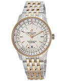 Breitling Navitimer Automatic 41 White Dial Two Tone Steel Strap Watch for Men - U17326211G1U1