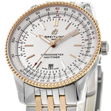 Breitling Navitimer Automatic 41 White Dial Two Tone Steel Strap Watch for Men - U17326211G1U1