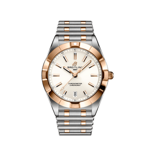 Breitling Chronomat 32 White Dial Two Tone Steel Strap Watch for Women - U77310101A1U1