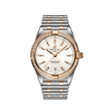 Breitling Chronomat 32 Diamonds White Dial Two Tone Steel Strap Watch for Women - U77310591A1U1