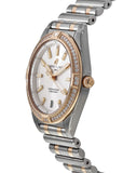 Breitling Chronomat 32 Diamonds White Dial Two Tone Steel Strap Watch for Women - U77310591A1U1