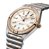 Breitling Chronomat 32 Diamonds White Dial Two Tone Steel Strap Watch for Women - U77310591A1U1