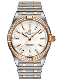 Breitling Chronomat 32 Diamonds Mother of Pearl Dial Two Tone Steel Strap Watch for Women - U77310591A2U1