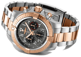 Breitling Avenger B01 Chronograph 45 18K Red Gold Anthracite Dial Two Tone Steel Strap Watch for Men - UB01821A1B1U1