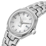 Tag Heuer Link Quartz Diamonds Mother of Pearl Dial Silver Steel Strap Watch for Women - WBC1312.BA0600