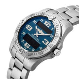 Breitling Aerospace Evo Blue Dial Silver Steel Strap Watch for Men - E79363101C1E1