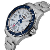 Breitling Superocean 42mm White Dial Silver Steel Strap Watch for Men - A17366D81A1A1