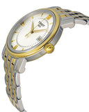 Tissot T Classic Bridgeport Automatic Mother of Pearl Dial Two Tone Steel Strap Watch for Women - T097.410.22.116.00