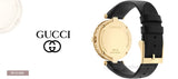 Gucci Diamantissima Quartz Mother of Pearl Dial Black Leather Strap Watch for Women - YA141404