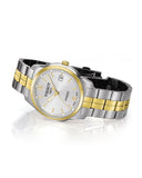 Tissot T Classic PR100 White Dial Two Tone Steel Strap Watch For Women - T049.210.22.032.00