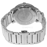 Movado Bold Ceramic Silver Dial Silver Steel Strap Watch for Women - 3600638