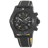 Breitling Avenger Chronograph 45mm Night Mission Black Dial Black Nylon Strap Watch for Men - V13317101B1X1