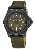 Breitling Avenger Automatic GMT 45 Night Mission Green Dial Green Nylon Strap Watch for Men - V323952A1L1X1