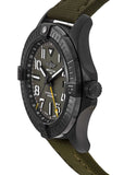 Breitling Avenger Automatic GMT 45 Night Mission Green Dial Green Nylon Strap Watch for Men - V323952A1L1X1