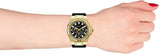 Guess Venus Diamonds Black Dial Black Rubber Strap Watch for Women - GW0118L1