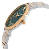 Versace Daphnis Quartz Green Dial Two Tone Steel Strap Watch for Women - VEOCA0424