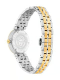 Versace Daphnis White Dial Two Tone Steel Strap Watch for Women - VEOCA0324