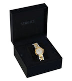 Versace Daphnis White Dial Two Tone Steel Strap Watch for Women - VEOCA0324