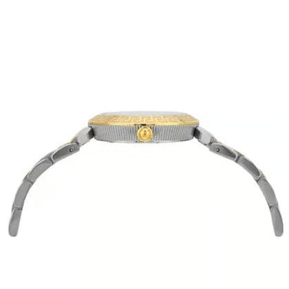 Versace Daphnis White Dial Two Tone Steel Strap Watch for Women - VEOCA0324