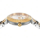 Versace Daphnis White Dial Two Tone Steel Strap Watch for Women - VEOCA0324