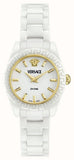 Versace DV One Mini White Dial White Ceramic Dial Watch for Women - VE9F00224