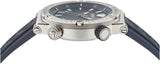 Versace Greca Diver Quartz Blue Dial Blue Rubber Strap Watch for Men - VE8G00124