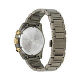 Versace Greca Dome Chronograph Black Dial Grey Steel Strap Watch for Men - VE6K00623