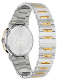 Versace Greca Green Dial Silver Steel Strap Watch for Men - VEVI00420