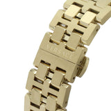 Versace Greca Sport Quartz Black Dial Gold Steel Strap Watch for Men - VEZ300721