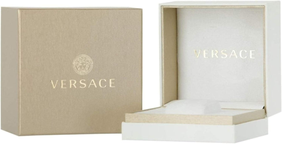 Versace Hellenyium Green Dial Two Tone Steel Strap Watch for Women - VEVH00620