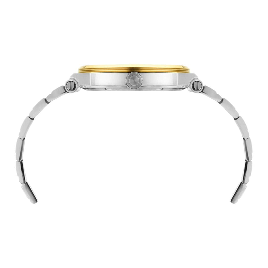 Versace Hellenyium Green Dial Two Tone Steel Strap Watch for Women - VEVH00620