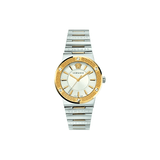 Versace Hellenyium Green Dial Two Tone Steel Strap Watch for Women - VEVH00620