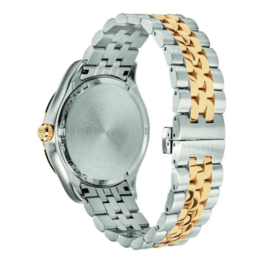 Versace Hellenyium Grey Dial Two Tone Steel Strap Watch for Women - VEHU00520