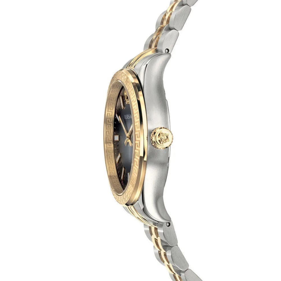Versace Hellenyium Grey Dial Two Tone Steel Strap Watch for Women - VEHU00520