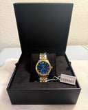 Versace Hellenyium Quartz Blue Dial Two Tone Steel Strap Watch for Women - VE2S00522