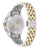 Versace Hellenyium Quartz Blue Dial Two Tone Steel Strap Watch for Women - VE2S00522