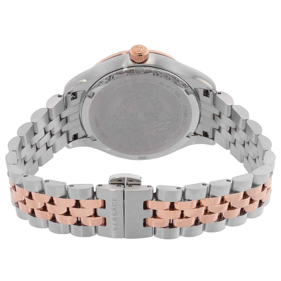 Versace Hellenyium Quartz Green Dial Two Tone Steel Strap Watch for Women - VE2S00422