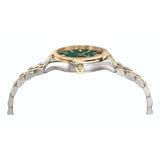 Versace Hellenyium Quartz Green Dial Two Tone Steel Strap Watch for Women - VEHU00420