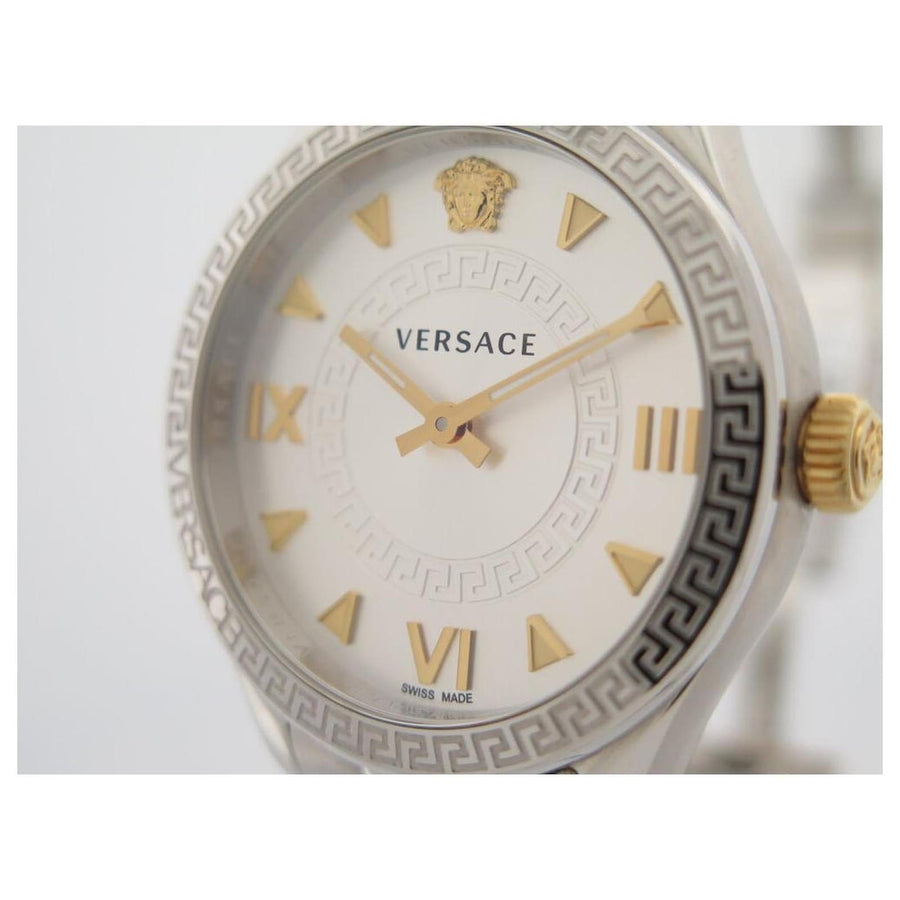 Versace Hellenyium Quartz Silver Dial Silver Steel Strap Watch for Women - VE2S00322