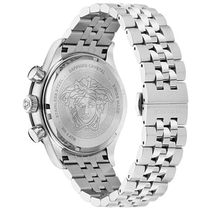 Versace Hellenyium Quartz Silver Dial Silver Steel Strap Watch for Women - VE2S00322