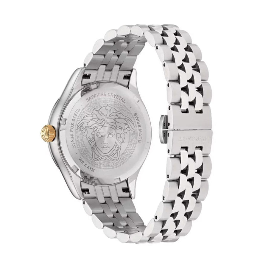 Versace Hellenyium Quartz Silver Dial Silver Steel Strap Watch for Women - VE2S00322