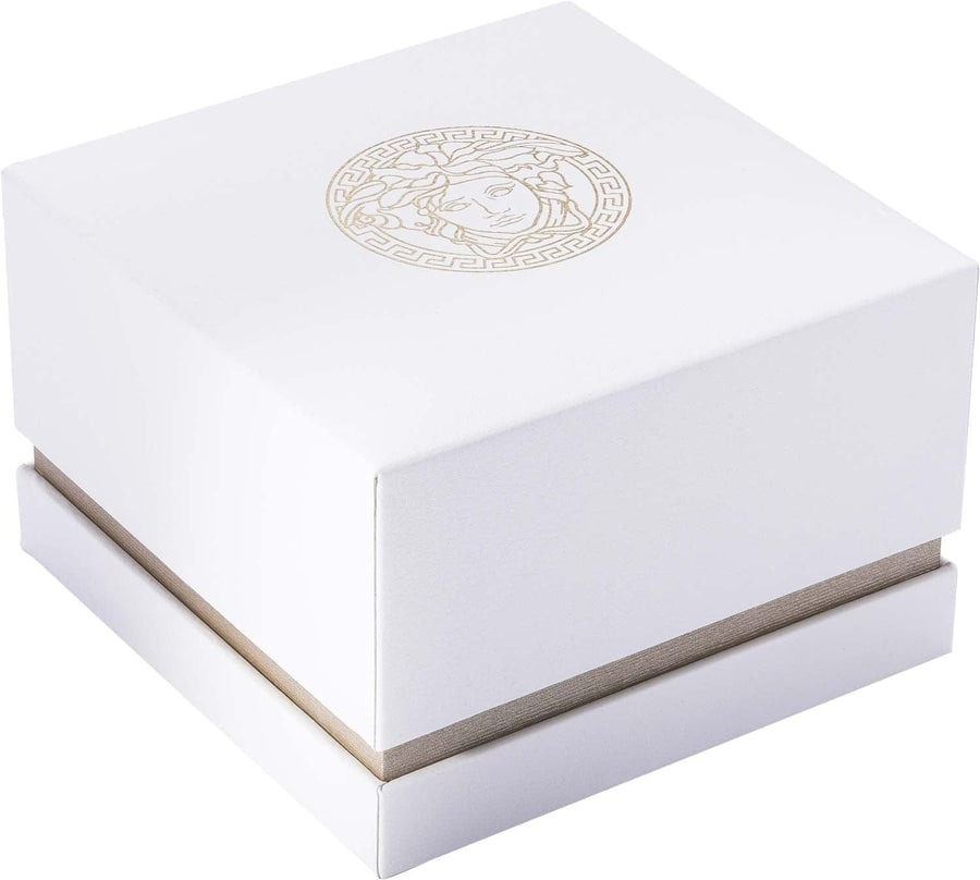 Versace Hellenyium Quartz White Dial Silver Steel Strap Watch for Women - VEHU00320