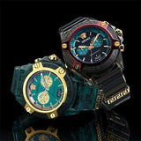 Versace Icon Active Chronograph Black Dial Black Rubber Strap Unisex Watch - VE8P00224