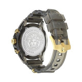 Versace Icon Active Chronograph Black Dial Black Rubber Strap Unisex Watch - VE8P00224