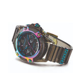 Versace Icon Active Chronograph Black Dial Grey Silicone Strap Watch for Men - VEZ701022