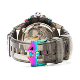 Versace Icon Active Chronograph Black Dial Grey Silicone Strap Watch for Men - VEZ701022