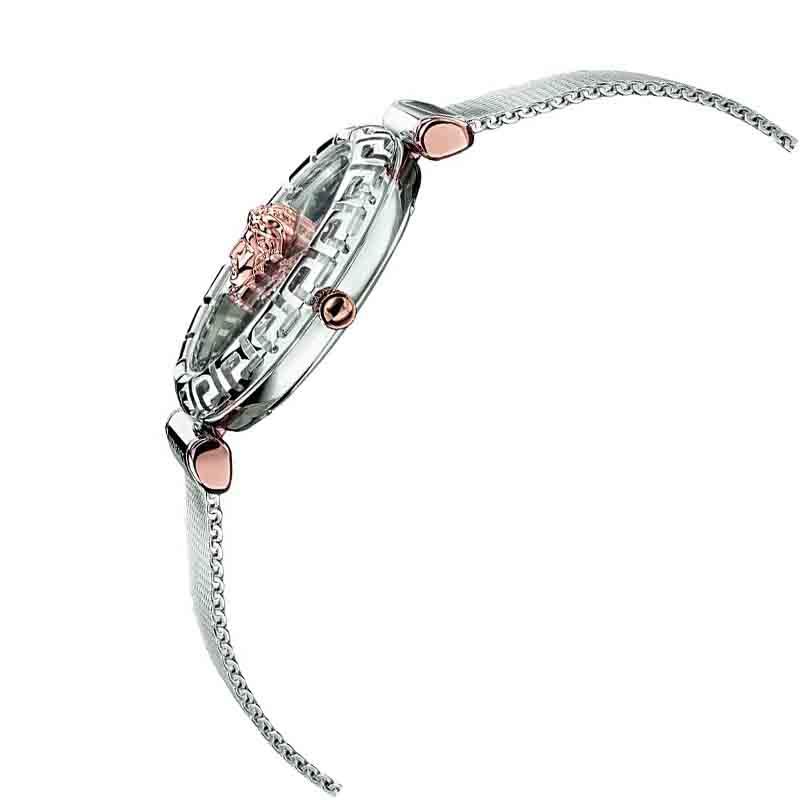 Versace Palazzo Empire Silver Dial Silver Mesh Bracelet Watch for Women - VEDV00419