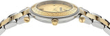 Versace Reve Analog Gold Dial Two Tone Steel Strap Watch for Women - VE8B00324