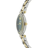 Versace Reve Analog Green Dial Two Tone Steel Strap Watch for Women - VE8B00524