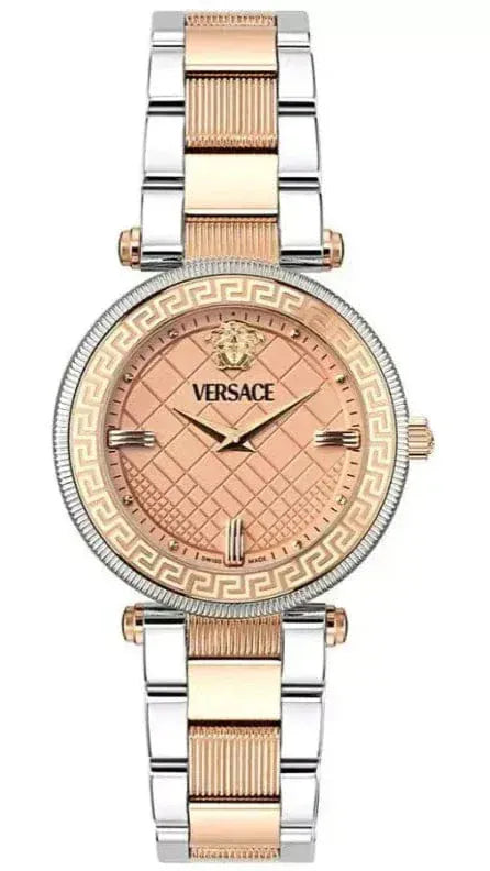 Versace Reve Analog Rose Gold Dial Two Tone Steel Strap Watch for Women - VE8B00424
